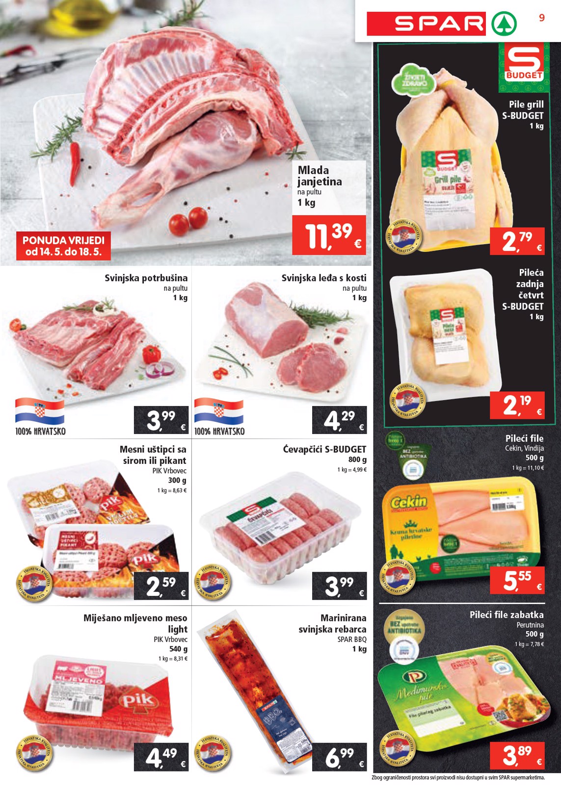 spar - Prelistajte ovaj SPAR katalog, vrijedi od 14.05. do 20.05. - page: 9