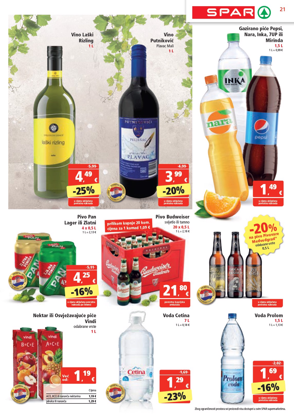 spar - Prelistajte ovaj SPAR katalog, vrijedi od 14.05. do 20.05. - page: 21