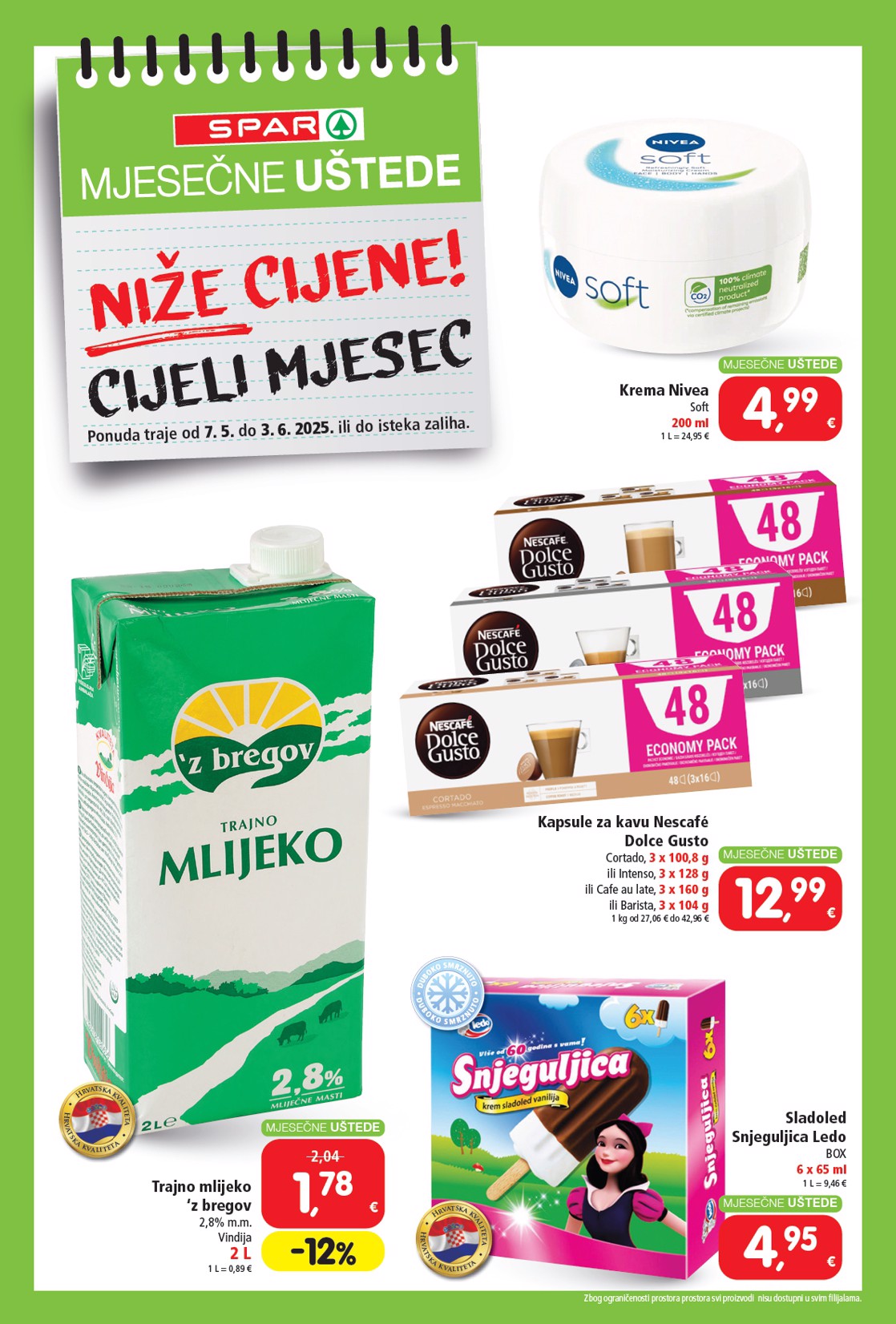 spar - Prelistajte ovaj SPAR - Mjesečne uštede katalog, vrijedi od 07.05. do 03.06.