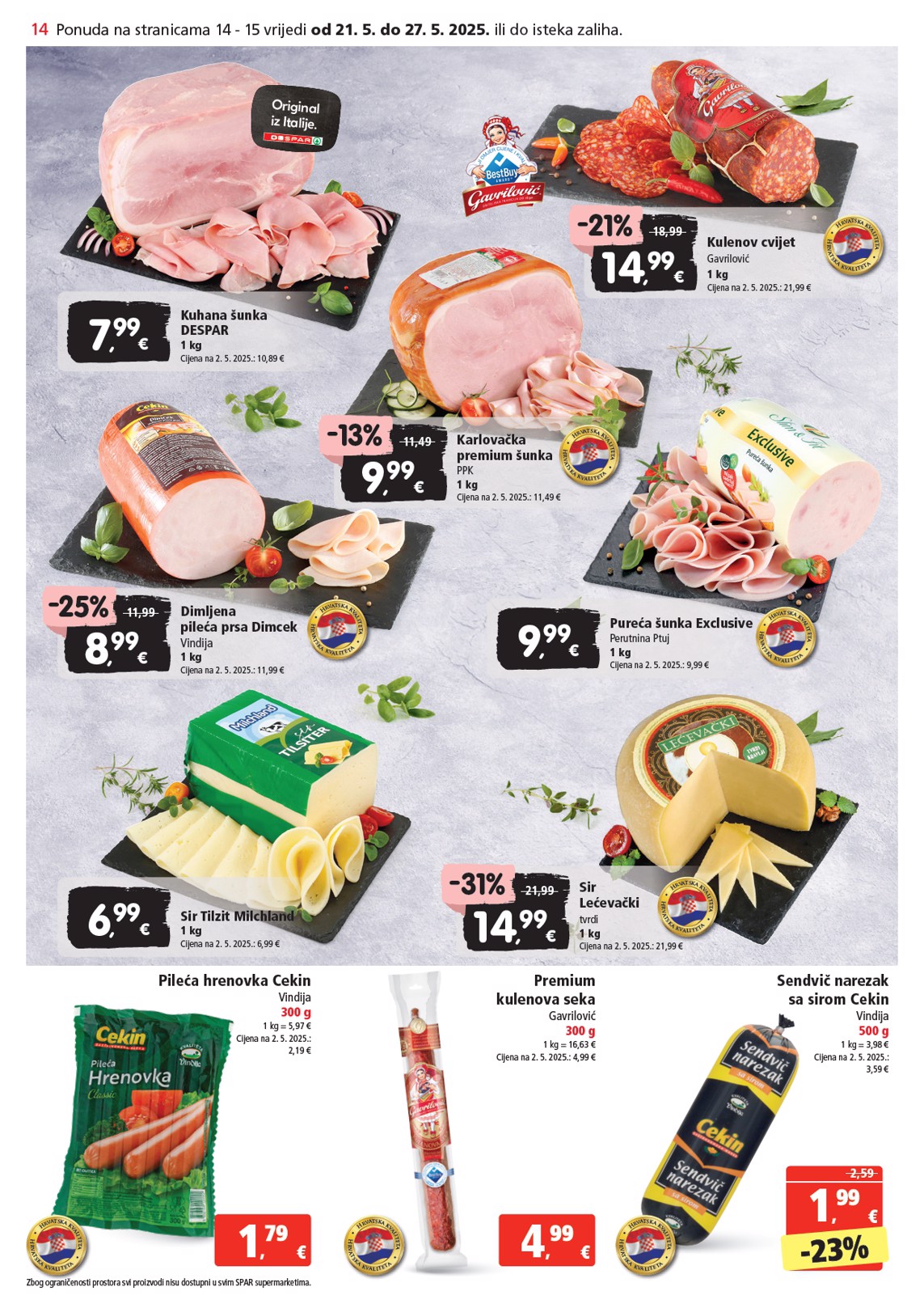 spar - Prelistajte ovaj SPAR katalog, vrijedi od 21.05. do 27.05. - page: 14