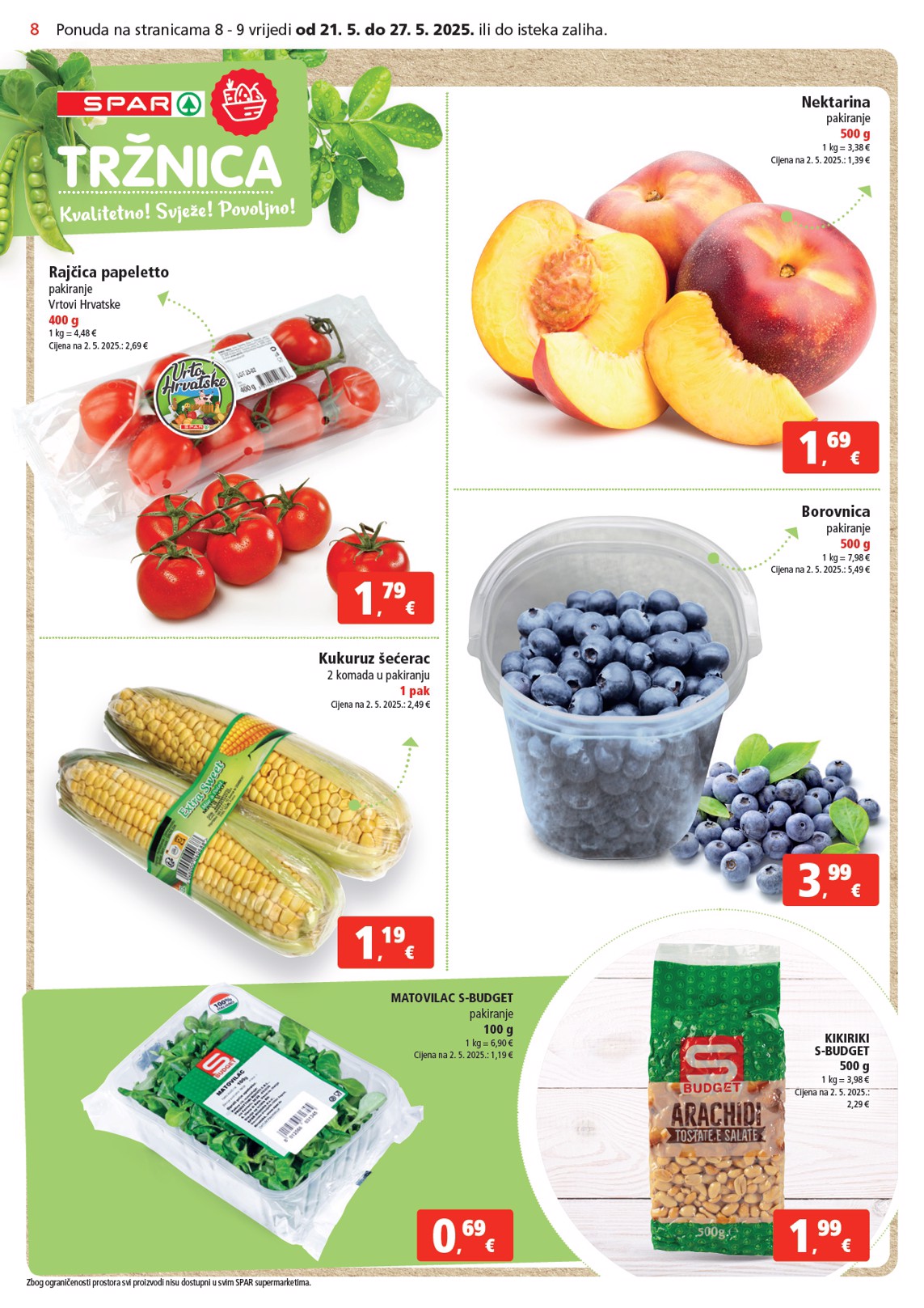 spar - Prelistajte ovaj SPAR katalog, vrijedi od 21.05. do 27.05. - page: 8
