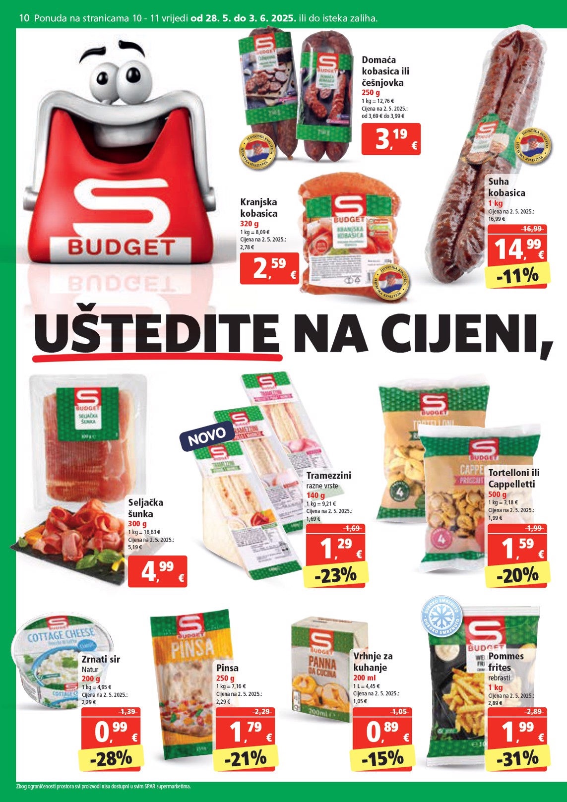 spar - Prelistajte ovaj SPAR katalog, vrijedi od 28.05. do 03.06. - page: 10