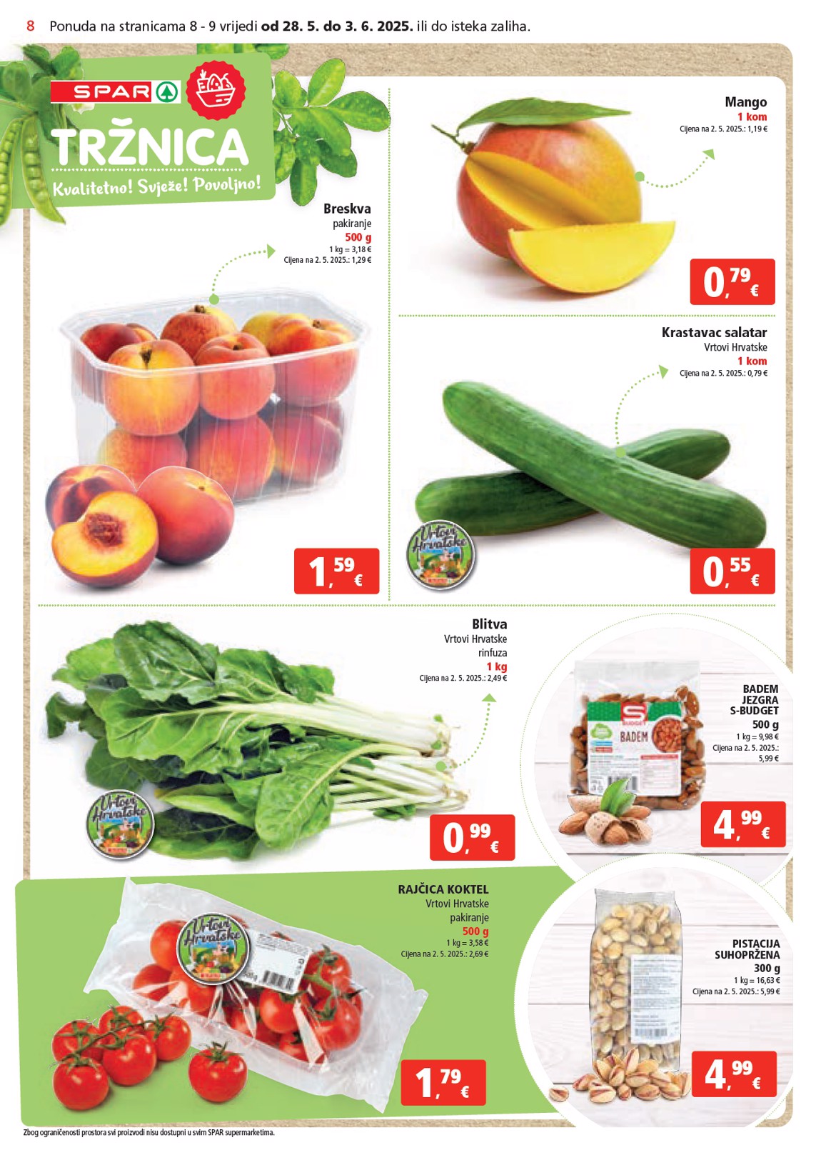 spar - Prelistajte ovaj SPAR katalog, vrijedi od 28.05. do 03.06. - page: 8