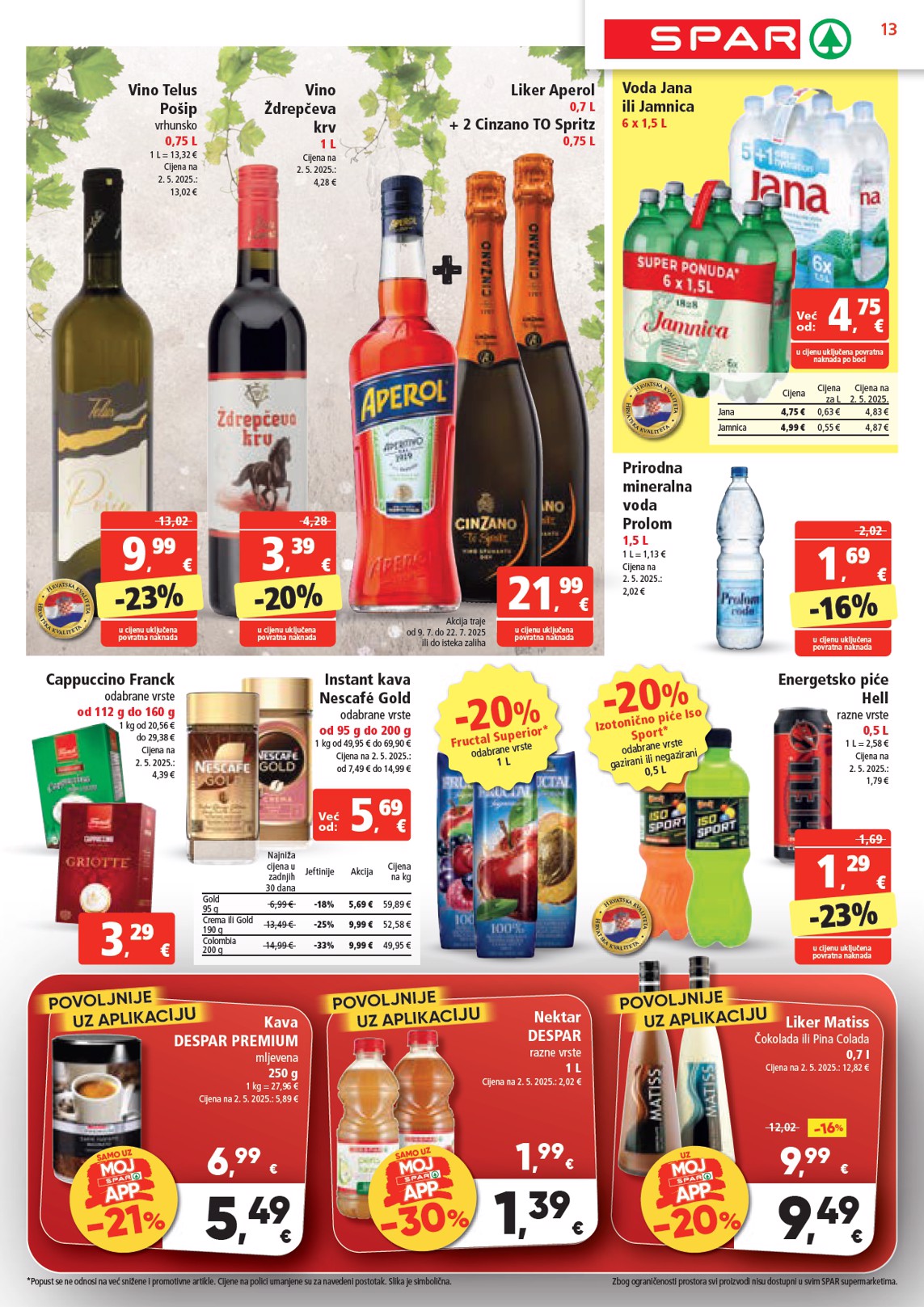 spar - Prelistajte katalog SPAR, vrijedi od 09.07. do 15.07. - page: 13