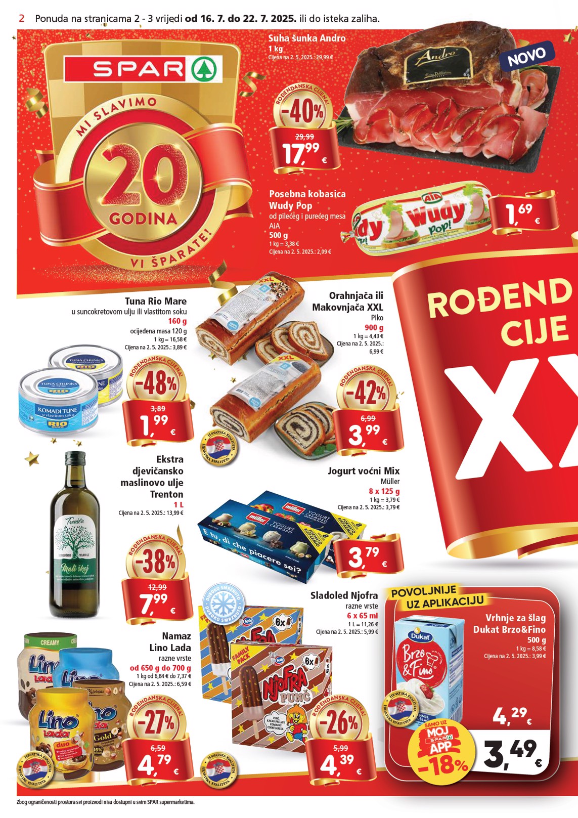 spar - Prelistajte katalog SPAR, vrijedi od 16.07. do 22.07. - page: 2