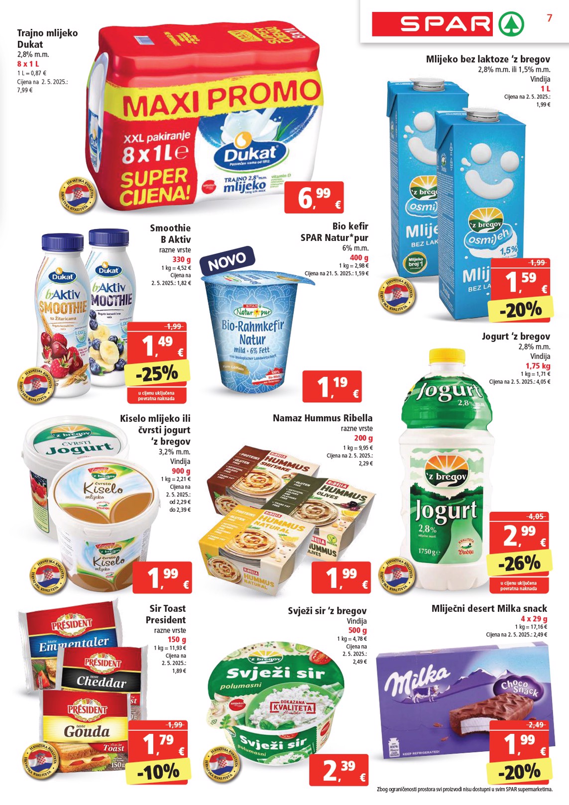 spar - Prelistajte katalog SPAR, vrijedi od 16.07. do 22.07. - page: 7