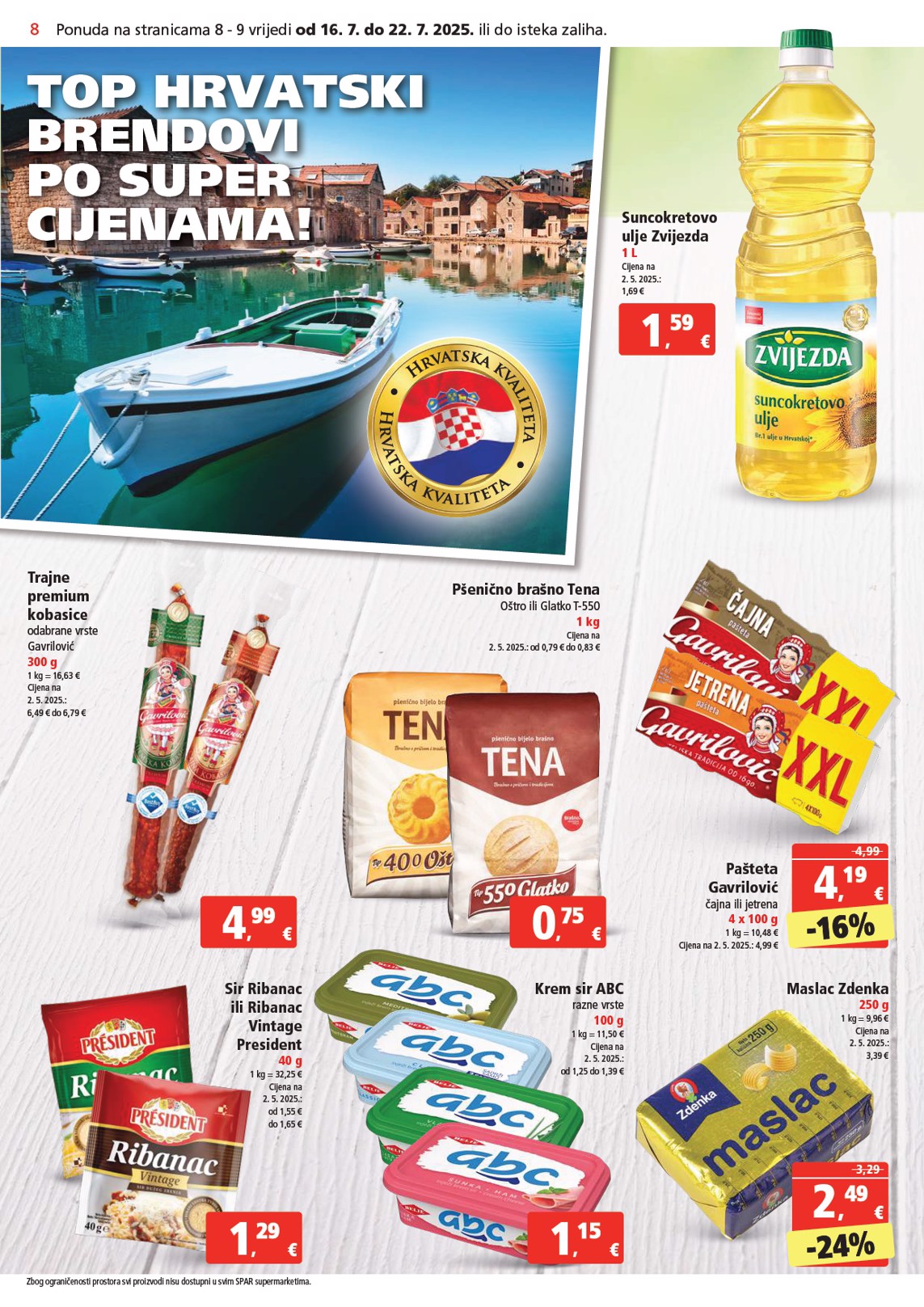 spar - Prelistajte katalog SPAR, vrijedi od 16.07. do 22.07. - page: 8