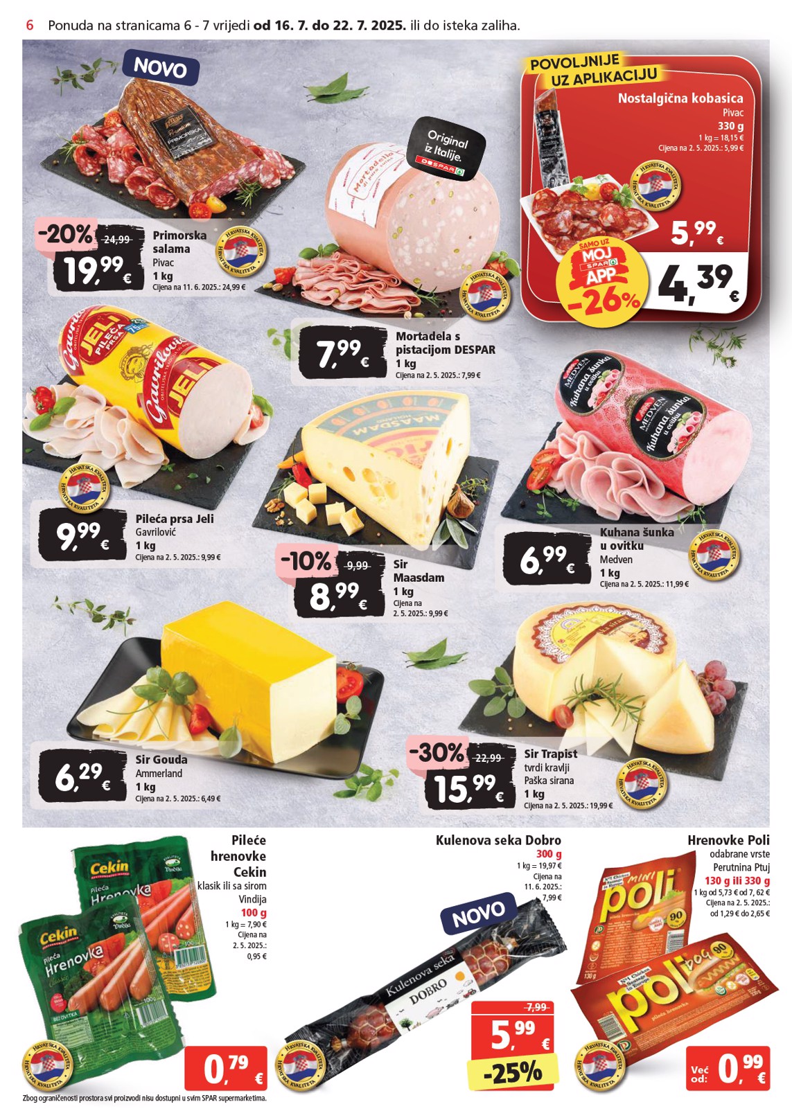 spar - Prelistajte katalog SPAR, vrijedi od 16.07. do 22.07. - page: 6