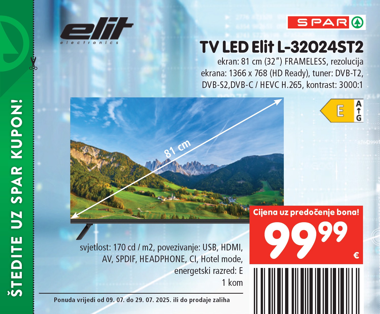 spar - Prelistajte katalog SPAR - Pogodnosti, vrijedi od 09.07. do 29.07. - page: 19