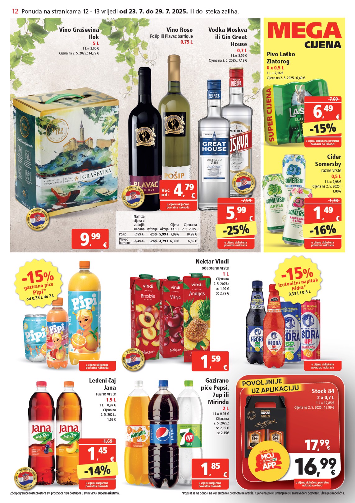 spar - Prelistajte katalog SPAR, vrijedi od 23.07. do 29.07. - page: 12