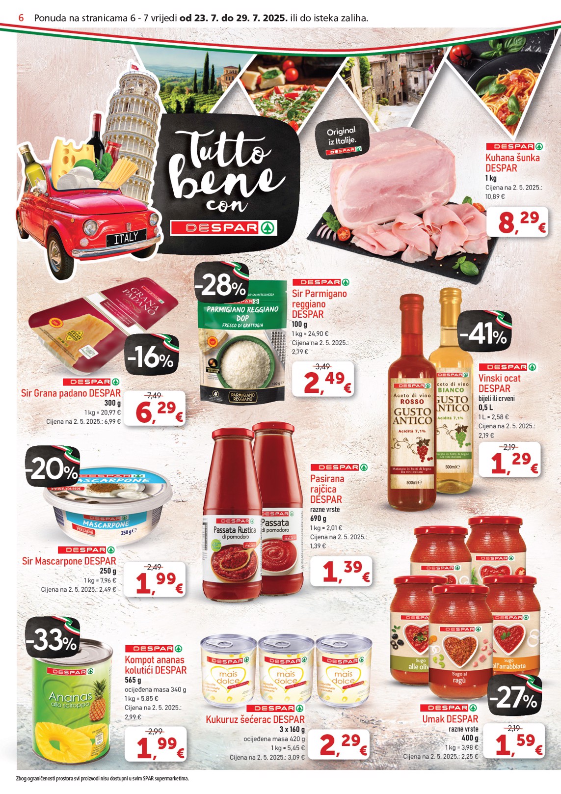spar - Prelistajte katalog SPAR, vrijedi od 23.07. do 29.07. - page: 6