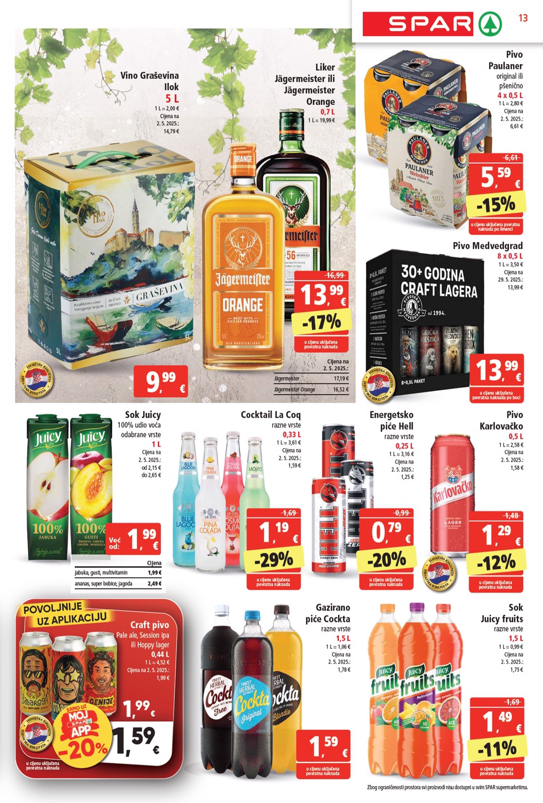 spar - Prelistajte katalog SPAR, vrijedi od 06.08. do 12.08. - page: 13