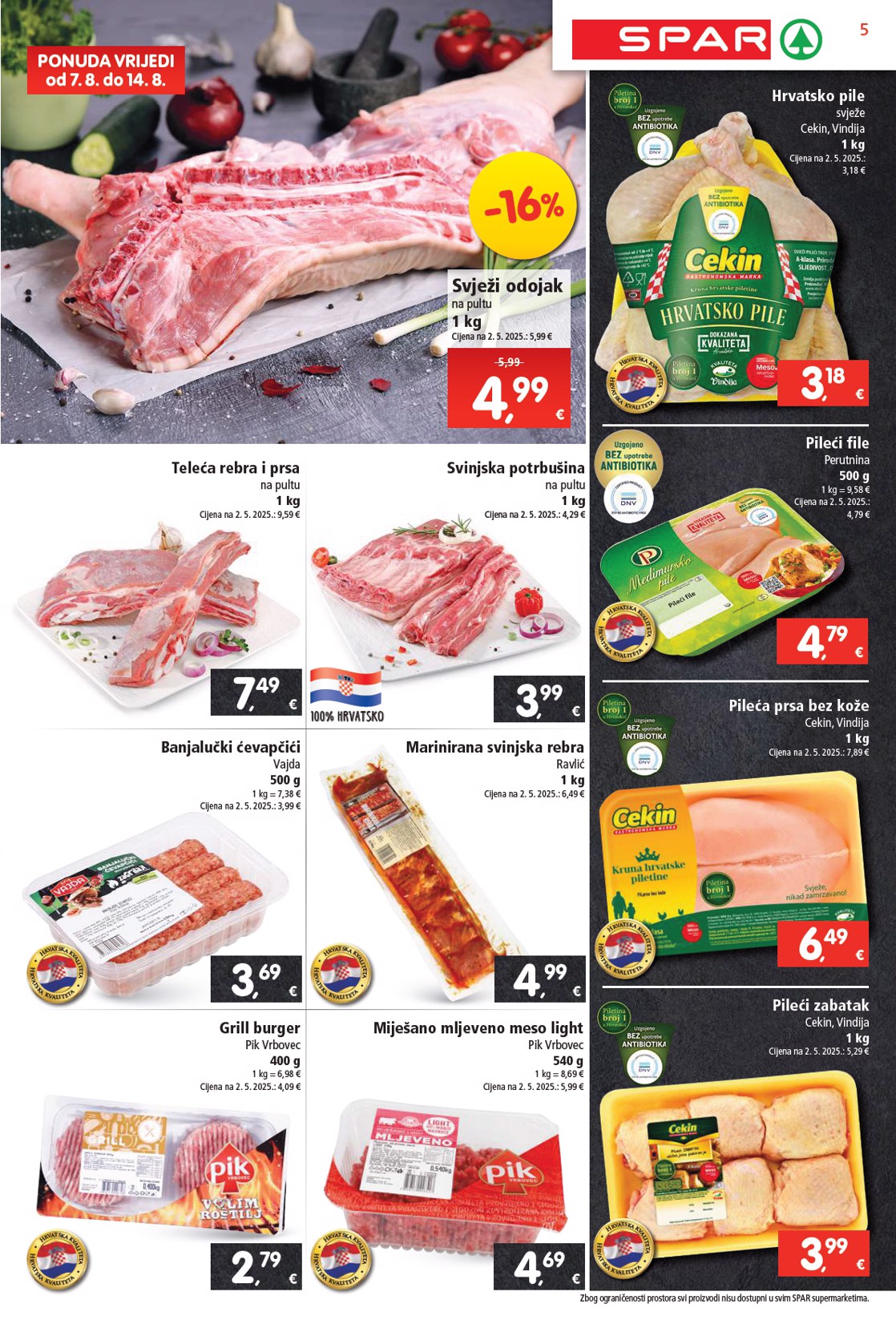 spar - Prelistajte katalog SPAR, vrijedi od 06.08. do 12.08. - page: 5