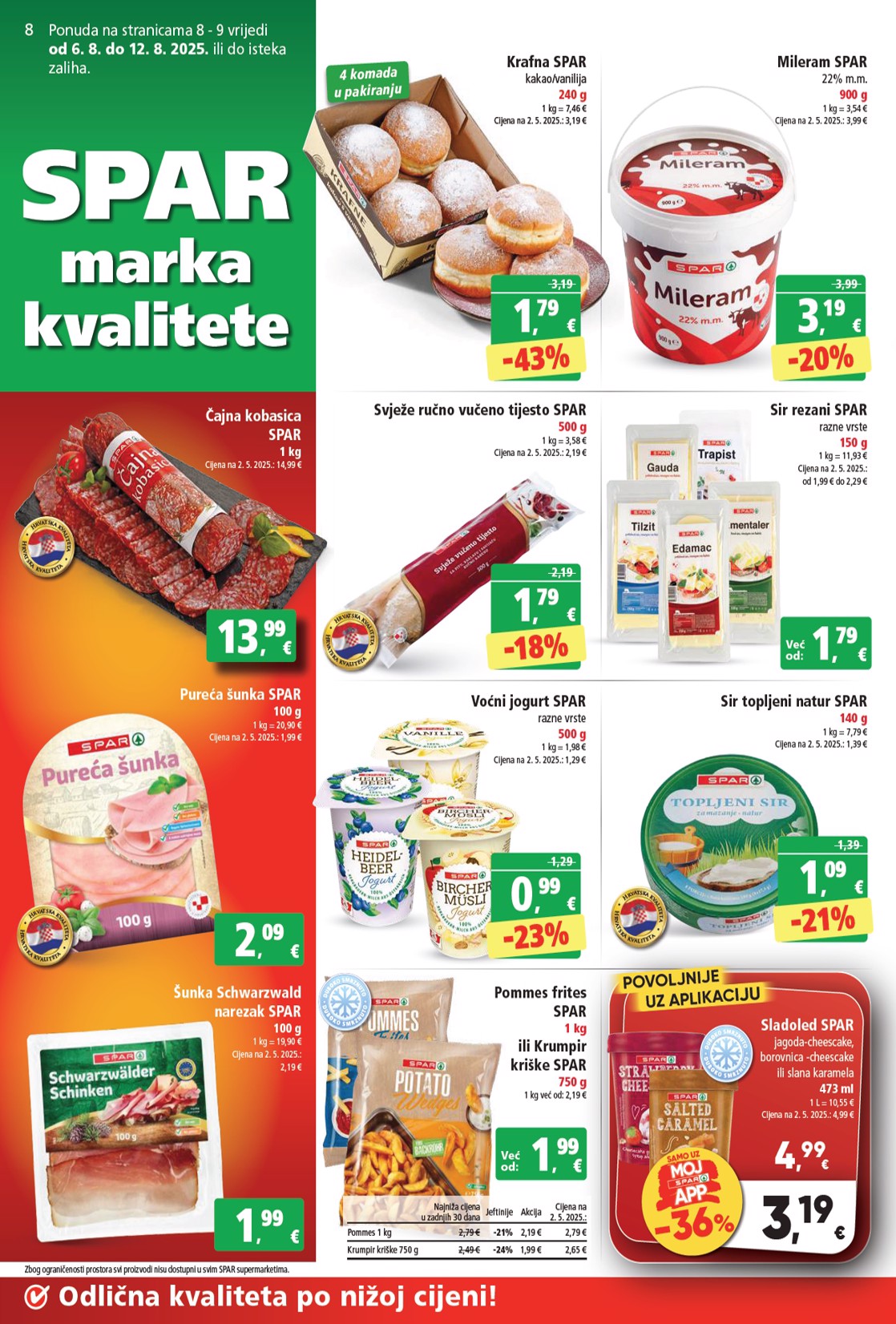 spar - Prelistajte katalog SPAR, vrijedi od 06.08. do 12.08. - page: 8
