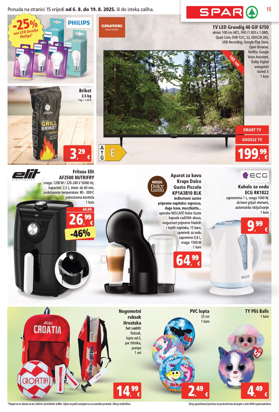 spar - Prelistajte katalog SPAR, vrijedi od 06.08. do 12.08. - page: 15