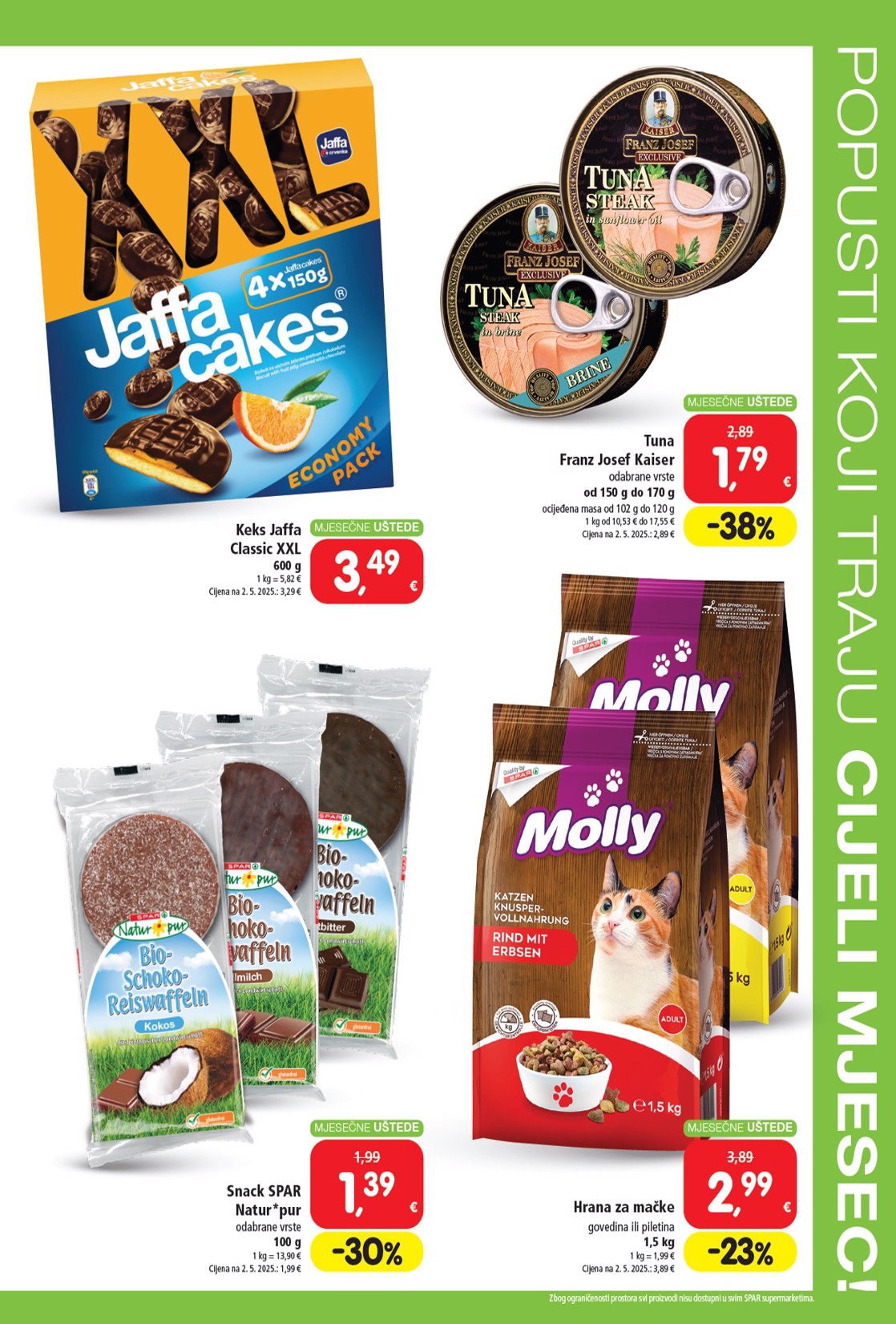 spar - Prelistajte katalog SPAR - Mjesečne uštede, vrijedi od 06.08. do 02.09. - page: 3
