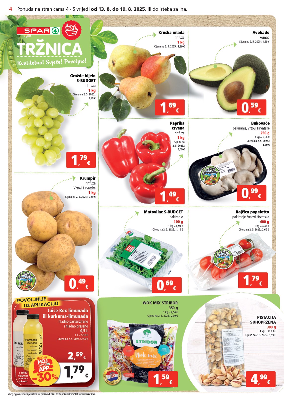 spar - Prelistajte katalog SPAR, vrijedi od 13.08. do 19.08. - page: 4