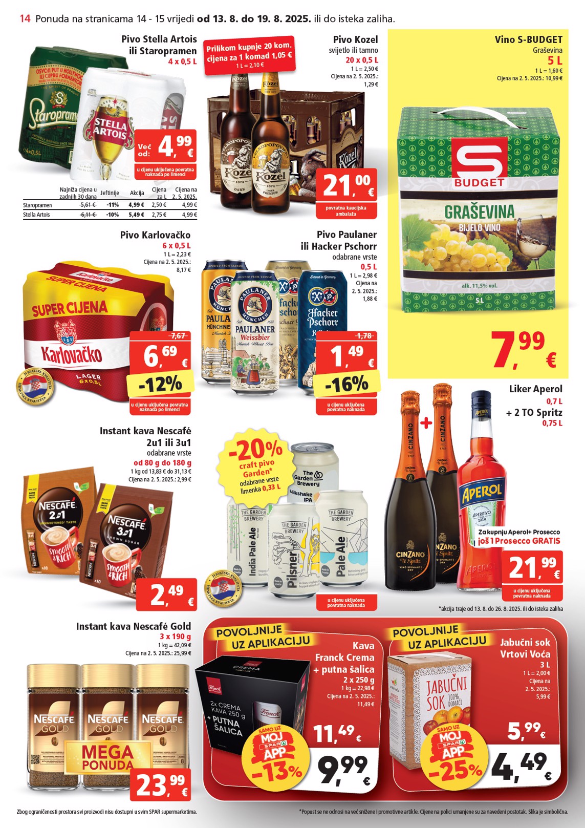 spar - Prelistajte katalog SPAR, vrijedi od 13.08. do 19.08. - page: 14