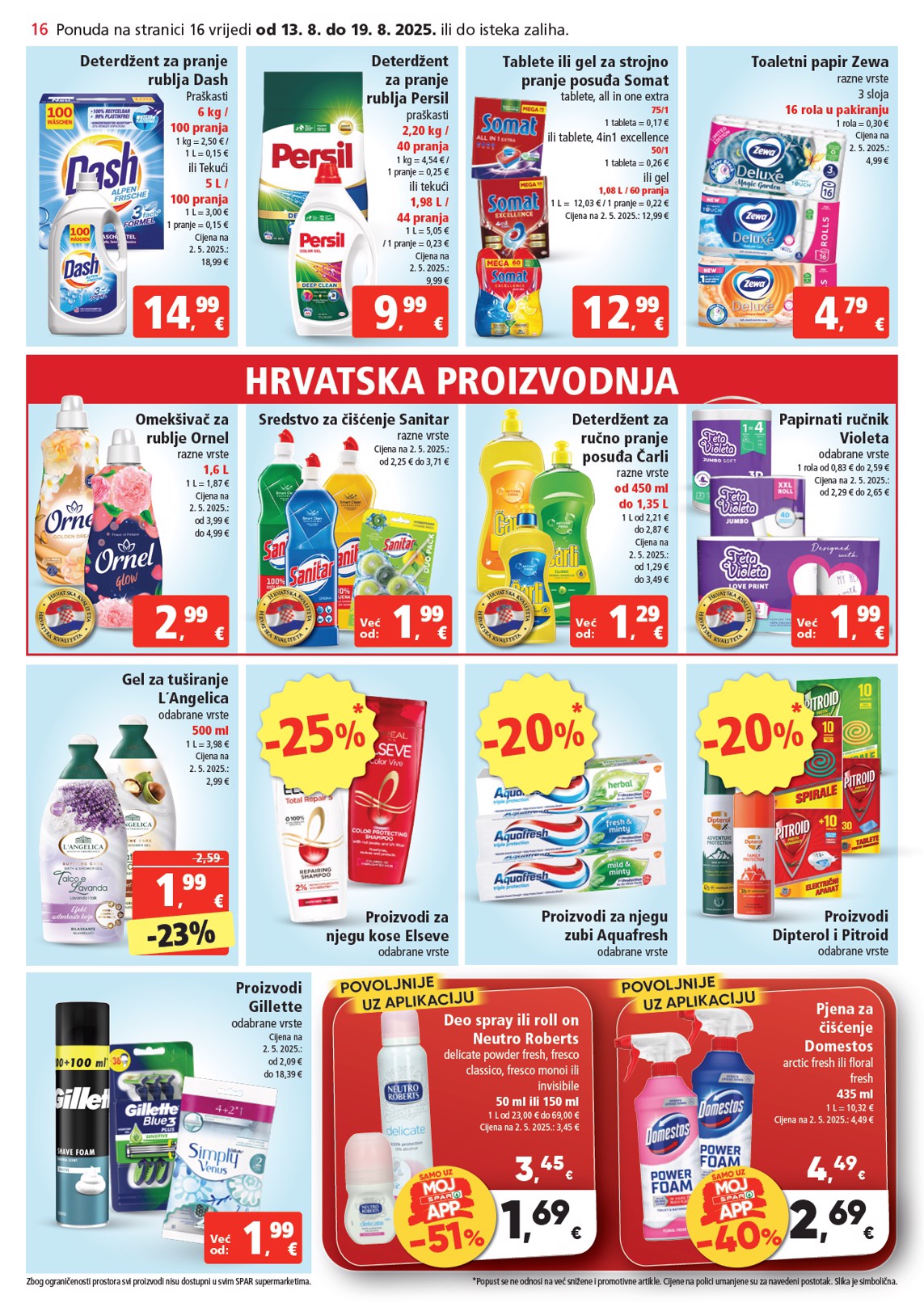 spar - Prelistajte katalog SPAR, vrijedi od 13.08. do 19.08. - page: 16