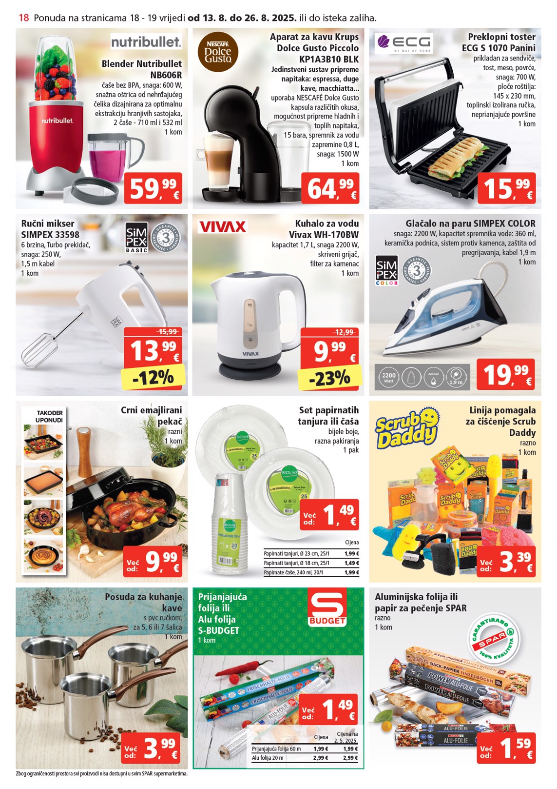 spar - Prelistajte katalog SPAR, vrijedi od 13.08. do 19.08. - page: 18