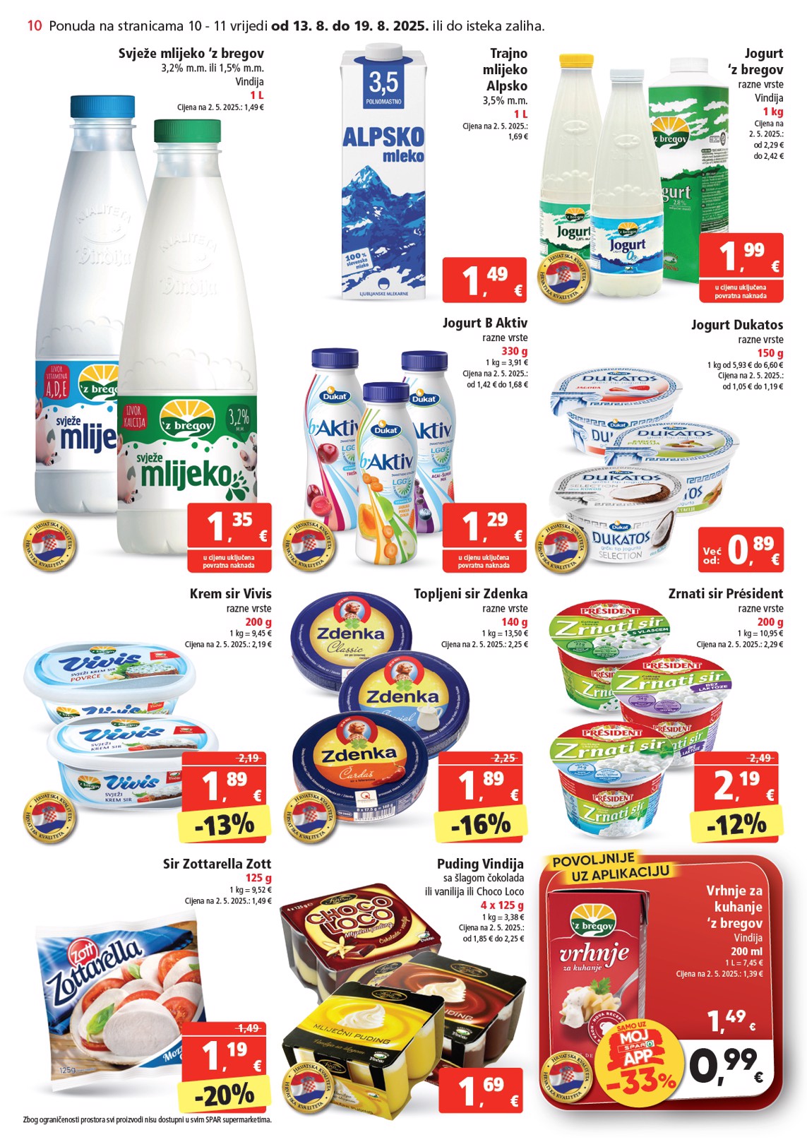 spar - Prelistajte katalog SPAR, vrijedi od 13.08. do 19.08. - page: 10