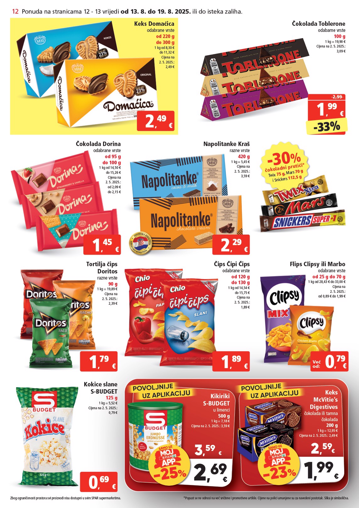 spar - Prelistajte katalog SPAR, vrijedi od 13.08. do 19.08. - page: 12