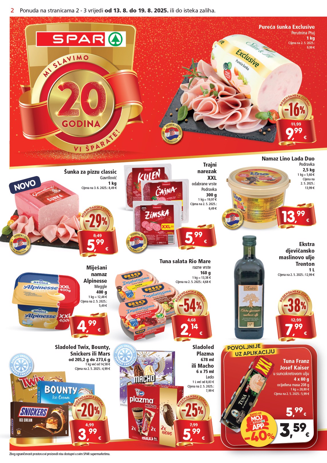 spar - Prelistajte katalog SPAR, vrijedi od 13.08. do 19.08. - page: 2