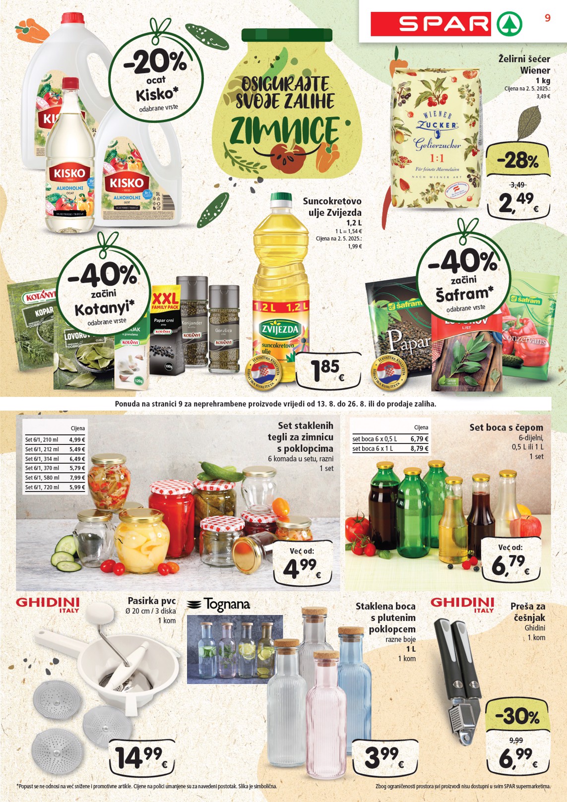 spar - Prelistajte katalog SPAR, vrijedi od 13.08. do 19.08. - page: 9