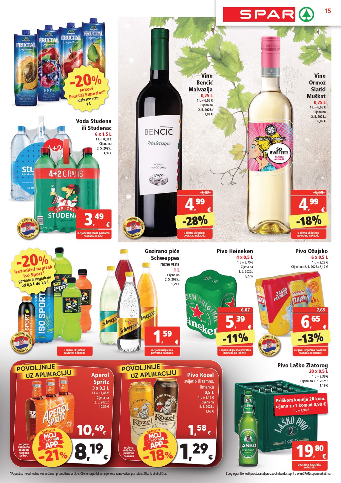 spar - Prelistajte katalog SPAR, vrijedi od 20.08. do 26.08. - page: 15