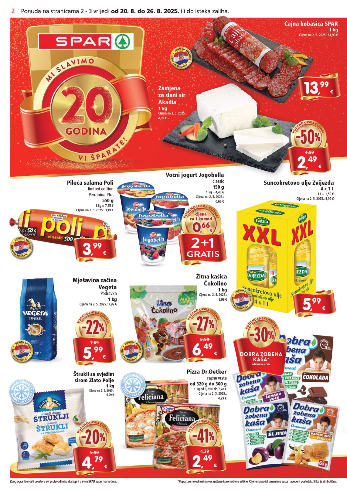 spar - Prelistajte katalog SPAR, vrijedi od 20.08. do 26.08. - page: 2