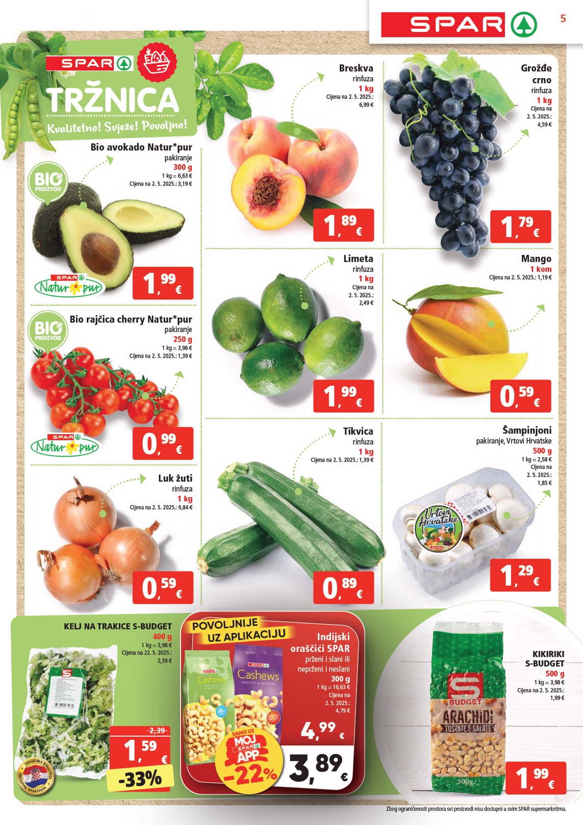spar - Prelistajte katalog SPAR, vrijedi od 20.08. do 26.08. - page: 5