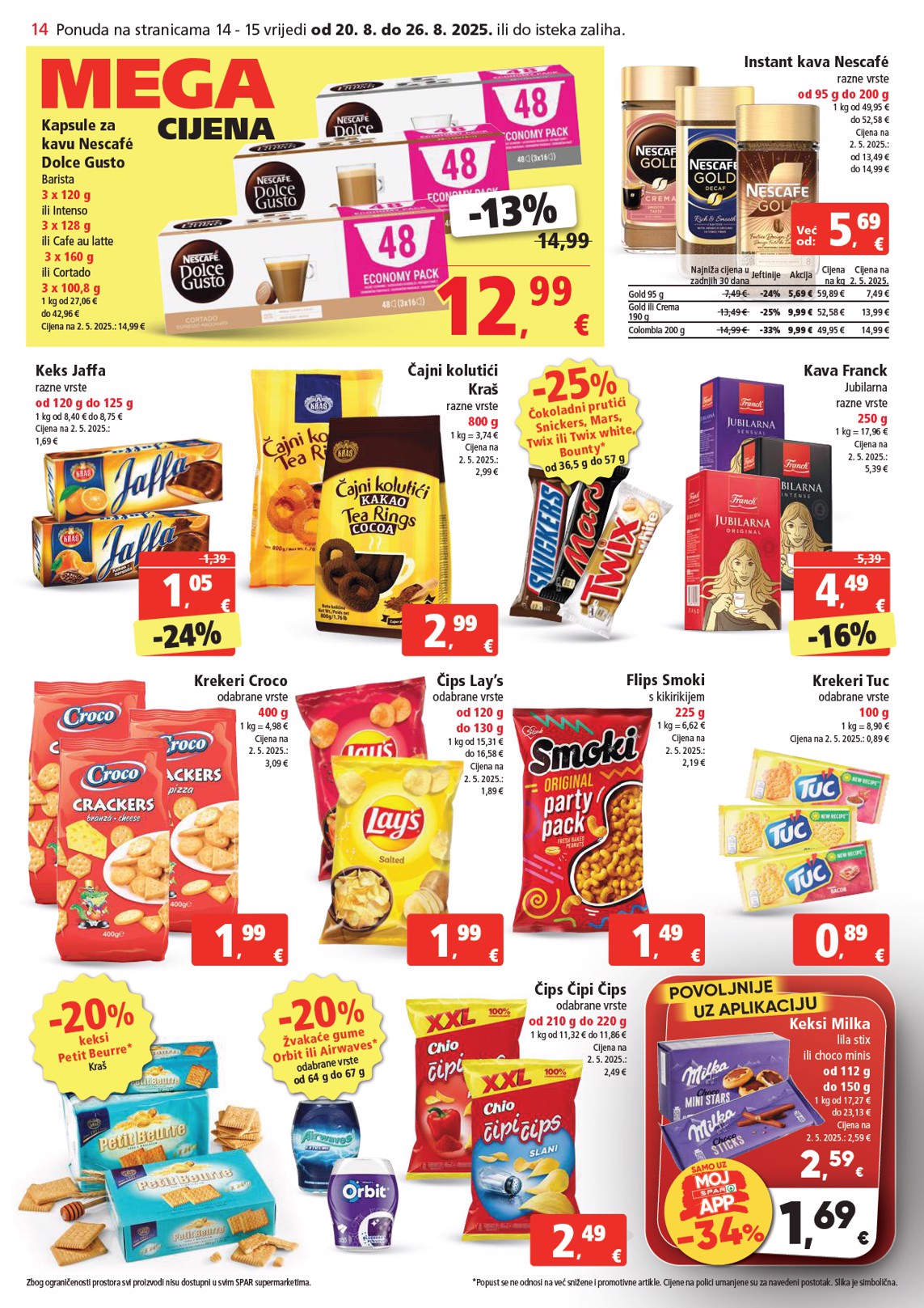 spar - Prelistajte katalog SPAR, vrijedi od 20.08. do 26.08. - page: 14