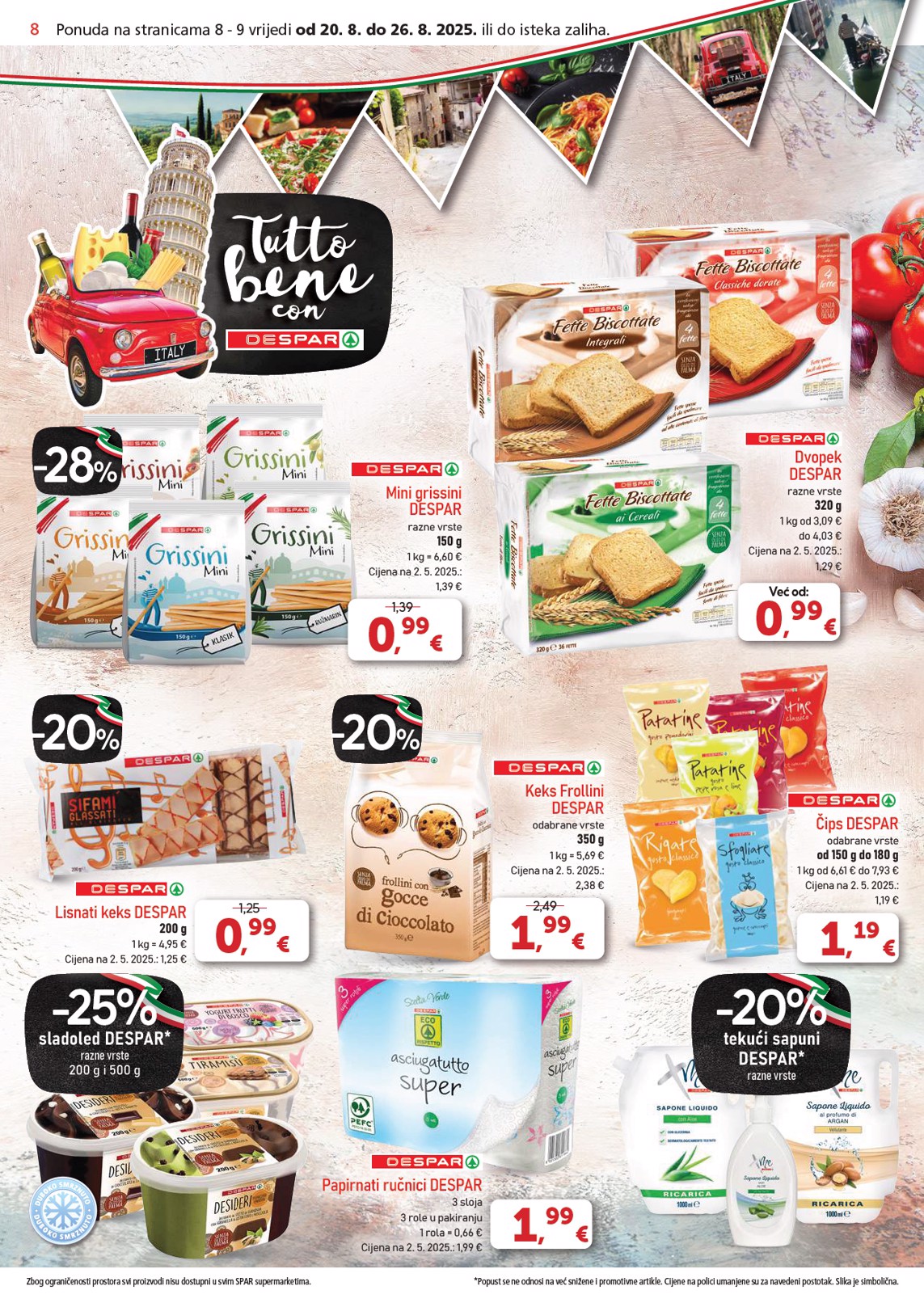 spar - Prelistajte katalog SPAR, vrijedi od 20.08. do 26.08. - page: 8