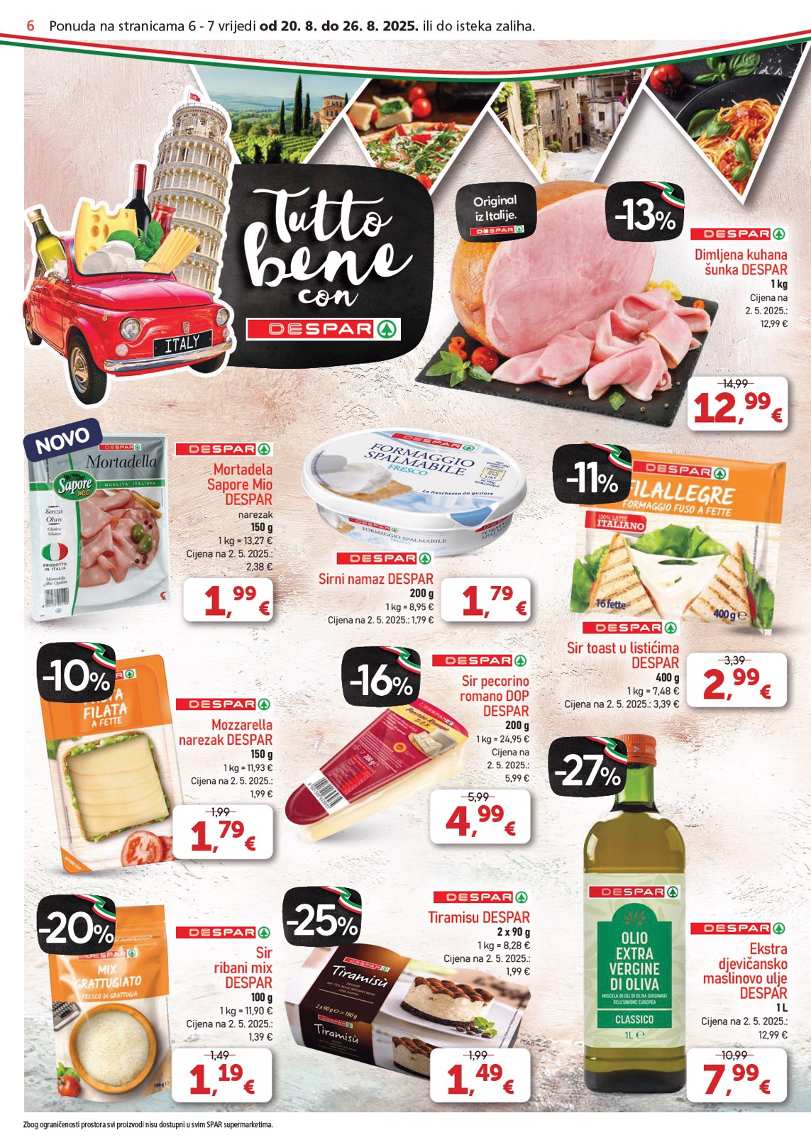 spar - Prelistajte katalog SPAR, vrijedi od 20.08. do 26.08. - page: 6