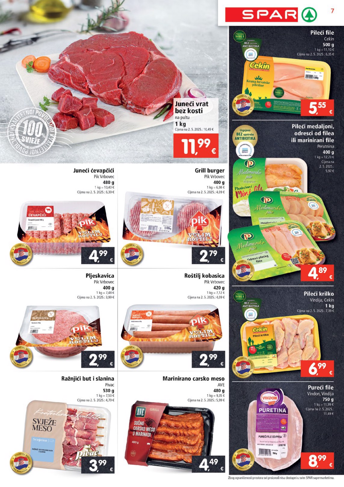 spar - Prelistajte katalog SPAR, vrijedi od 27.08. do 02.09. - page: 7