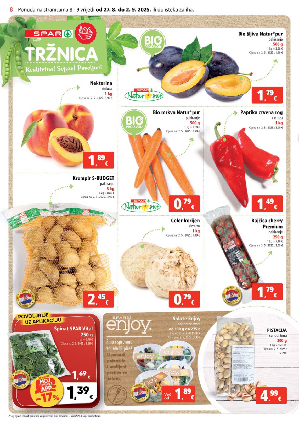 spar - Prelistajte katalog SPAR, vrijedi od 27.08. do 02.09. - page: 8