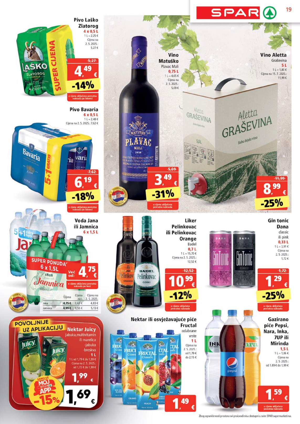 spar - Prelistajte katalog SPAR, vrijedi od 27.08. do 02.09. - page: 19
