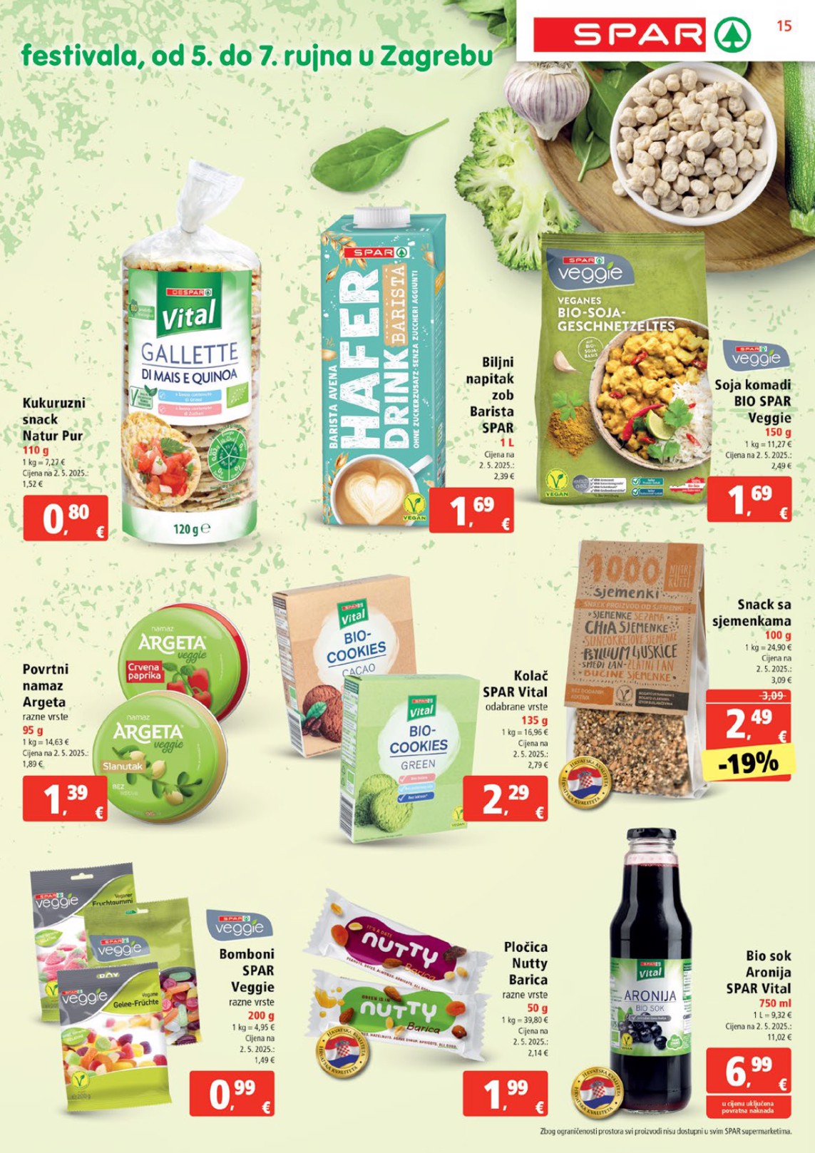 spar - Prelistajte katalog SPAR, vrijedi od 27.08. do 02.09. - page: 15