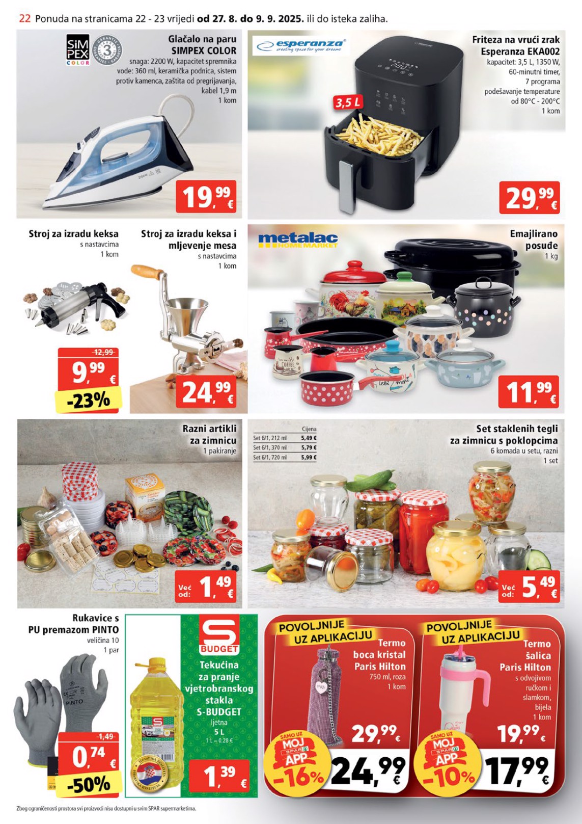 spar - Prelistajte katalog SPAR, vrijedi od 27.08. do 02.09. - page: 22