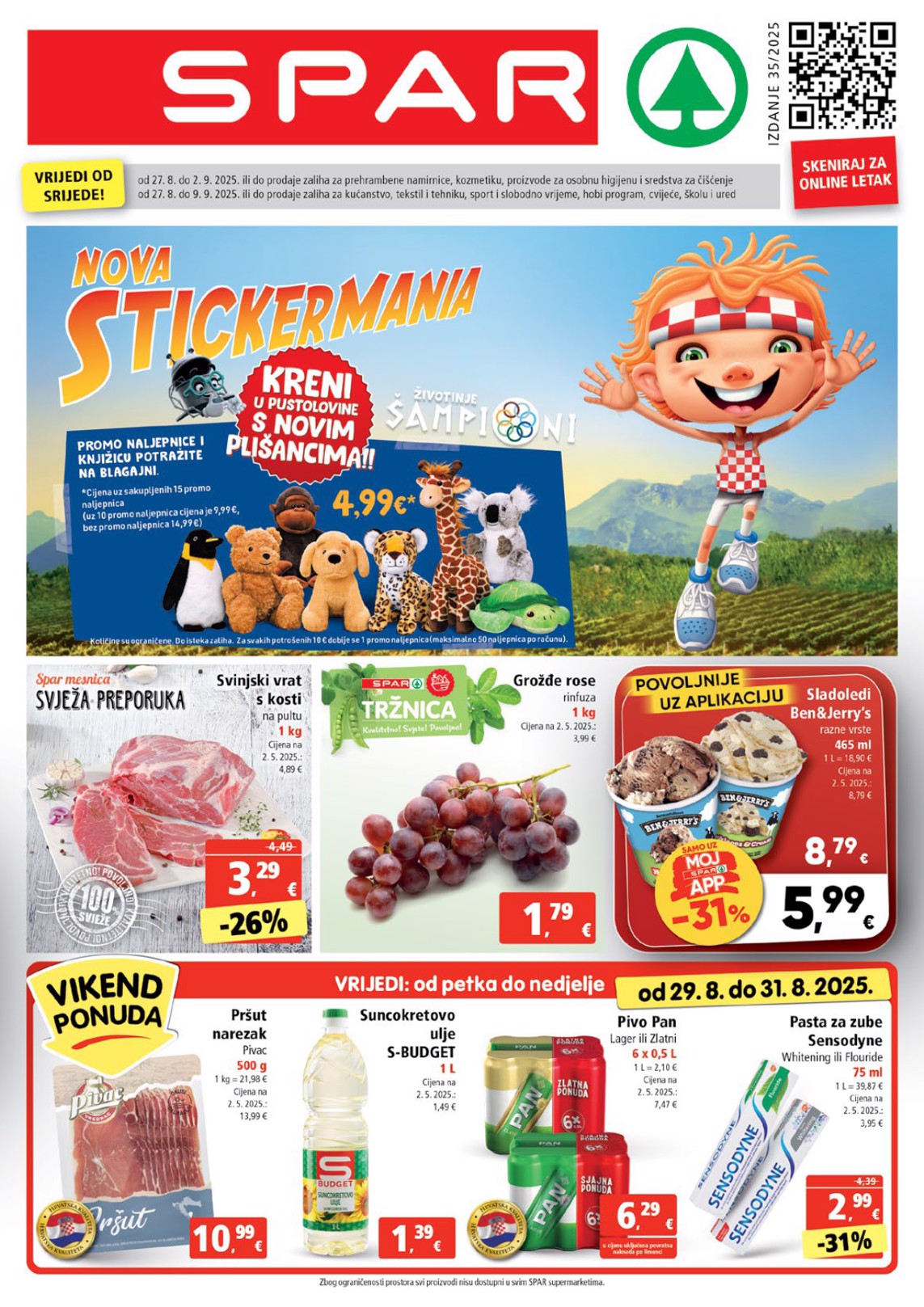 spar - Prelistajte katalog SPAR, vrijedi od 27.08. do 02.09.
