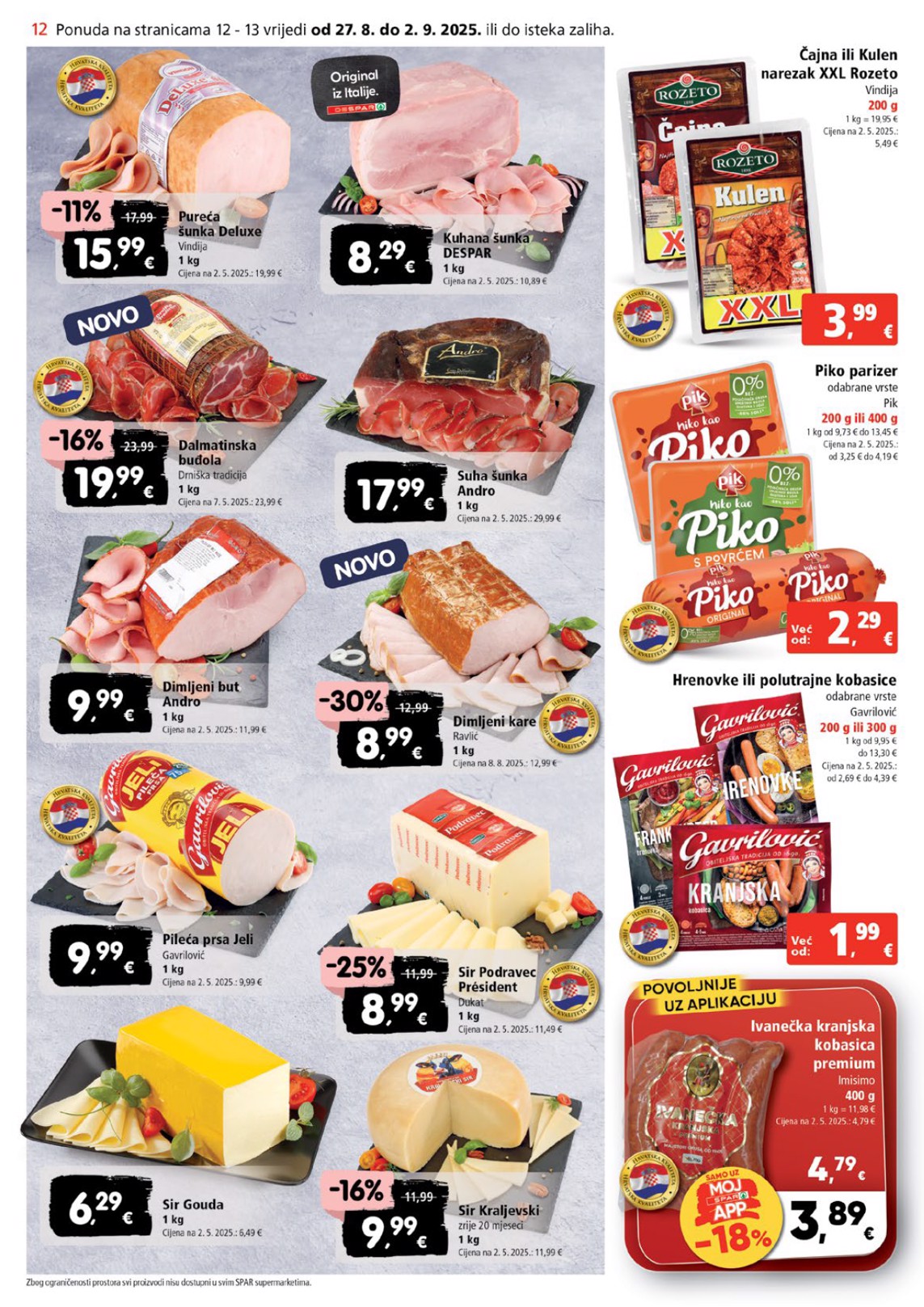 spar - Prelistajte katalog SPAR, vrijedi od 27.08. do 02.09. - page: 12