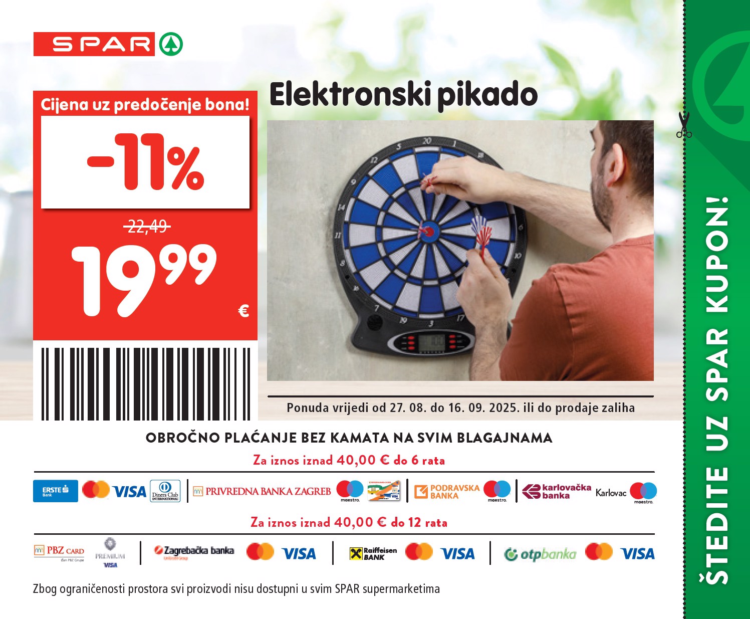spar - Prelistajte katalog SPAR - Kuponi, vrijedi od 27.08. do 16.09. - page: 32