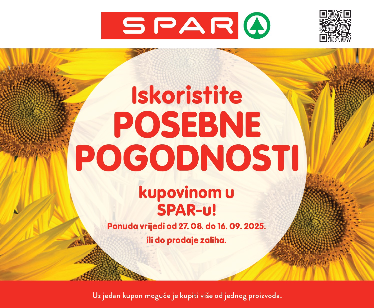 spar - Prelistajte katalog SPAR - Kuponi, vrijedi od 27.08. do 16.09.