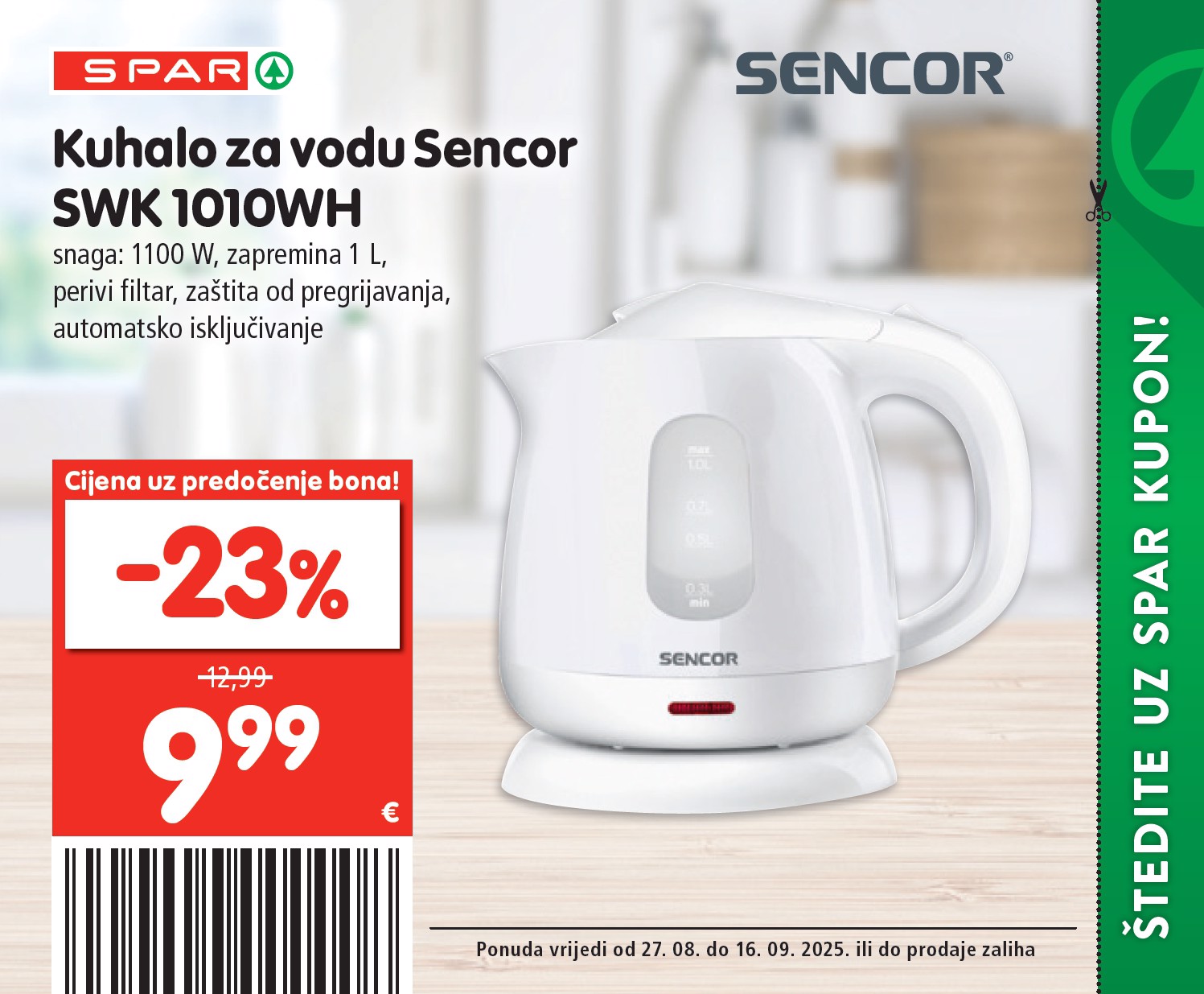 spar - Prelistajte katalog SPAR - Kuponi, vrijedi od 27.08. do 16.09. - page: 14