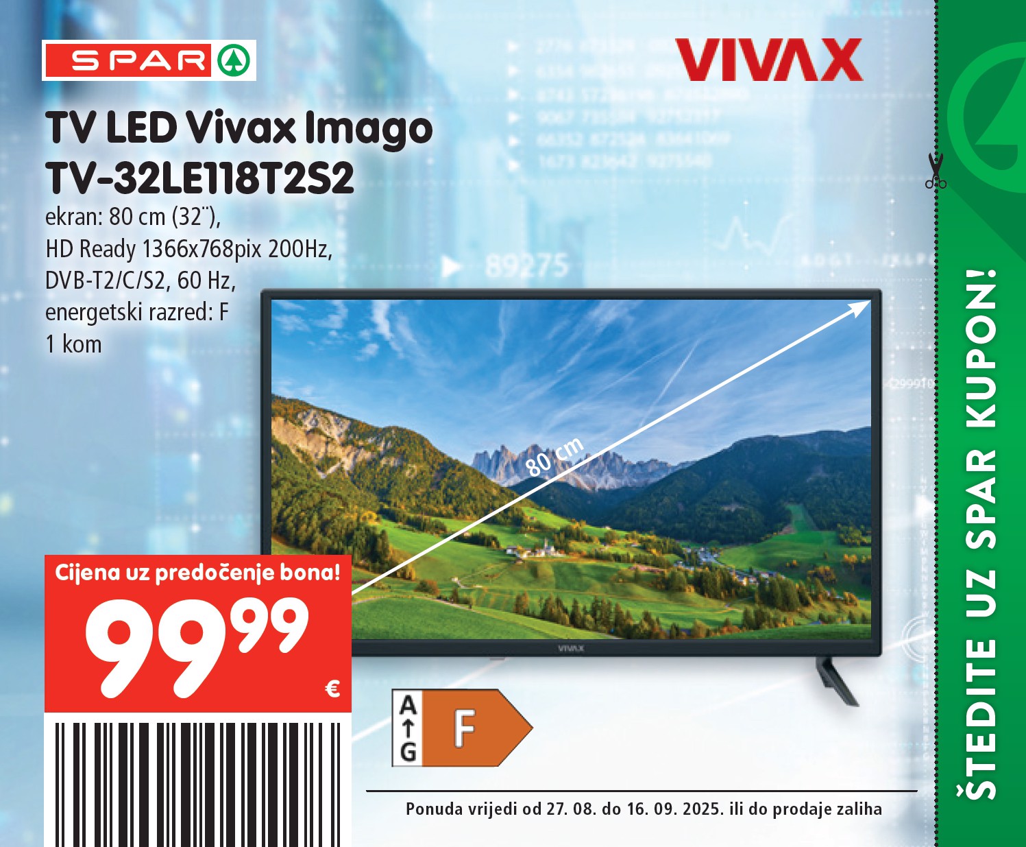 spar - Prelistajte katalog SPAR - Kuponi, vrijedi od 27.08. do 16.09. - page: 10