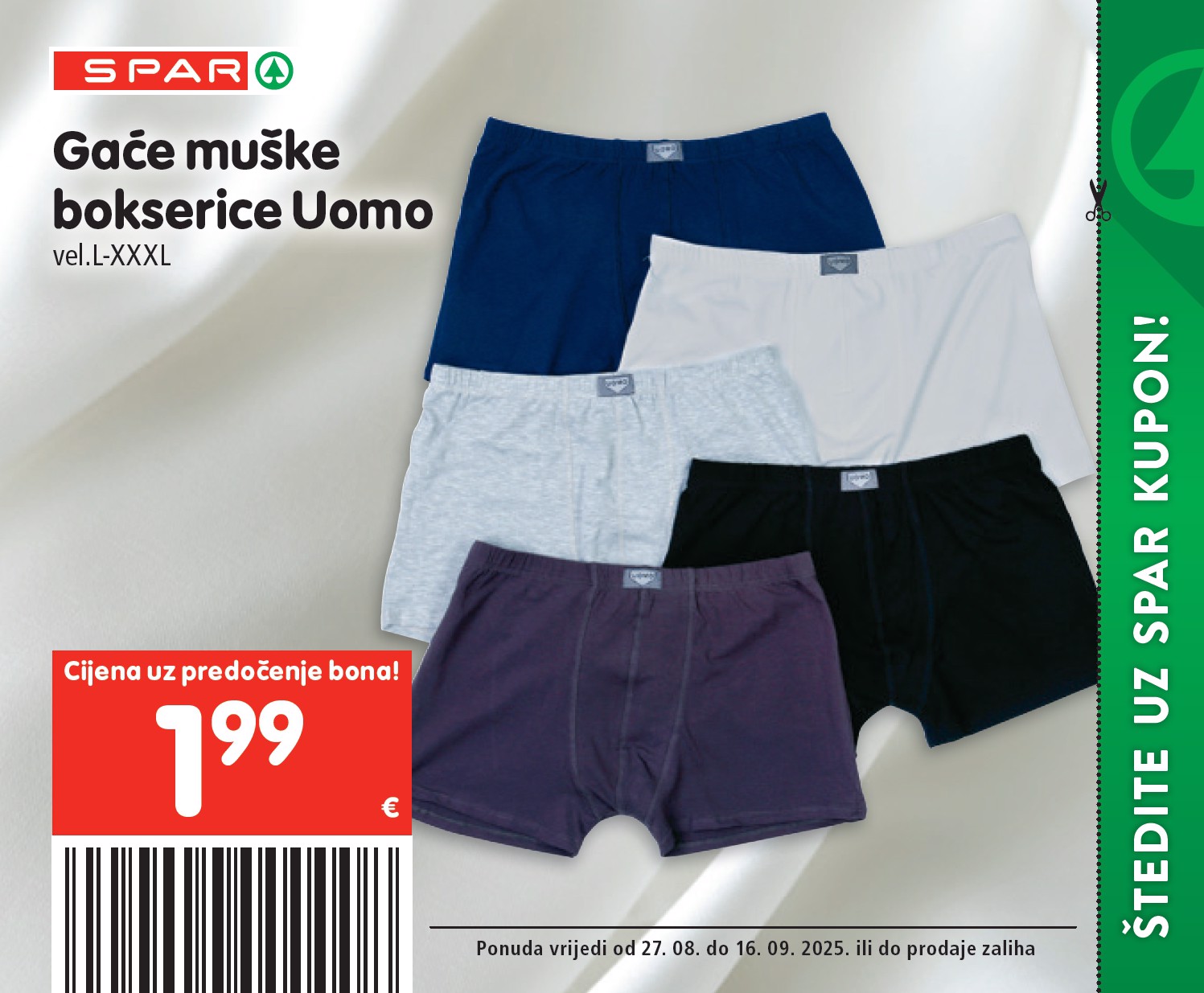 spar - Prelistajte katalog SPAR - Kuponi, vrijedi od 27.08. do 16.09. - page: 2