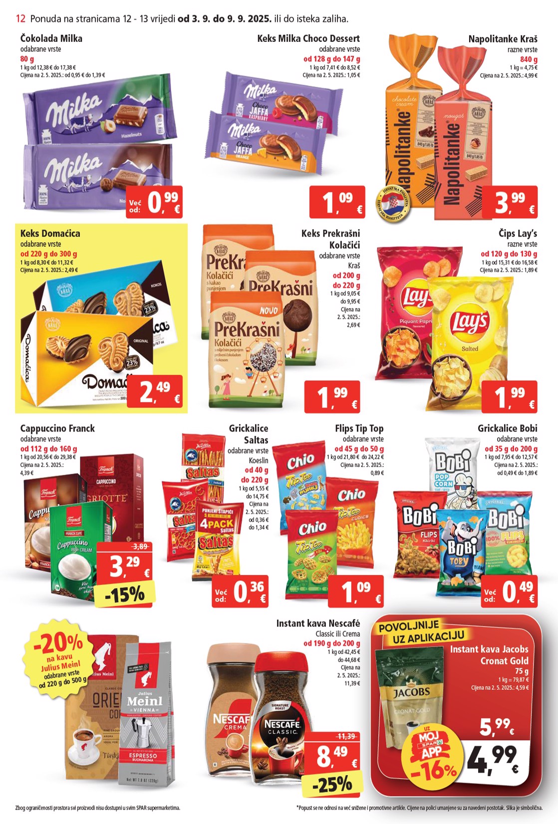 spar - Prelistajte katalog SPAR, vrijedi od 03.09. do 09.09. - page: 12