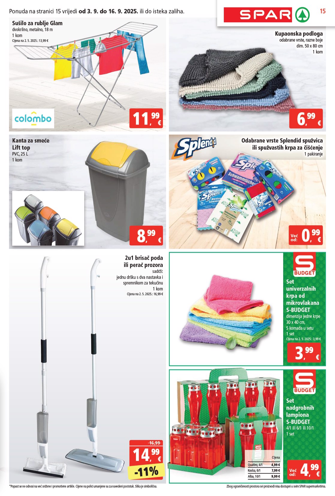 spar - Prelistajte katalog SPAR, vrijedi od 03.09. do 09.09. - page: 15