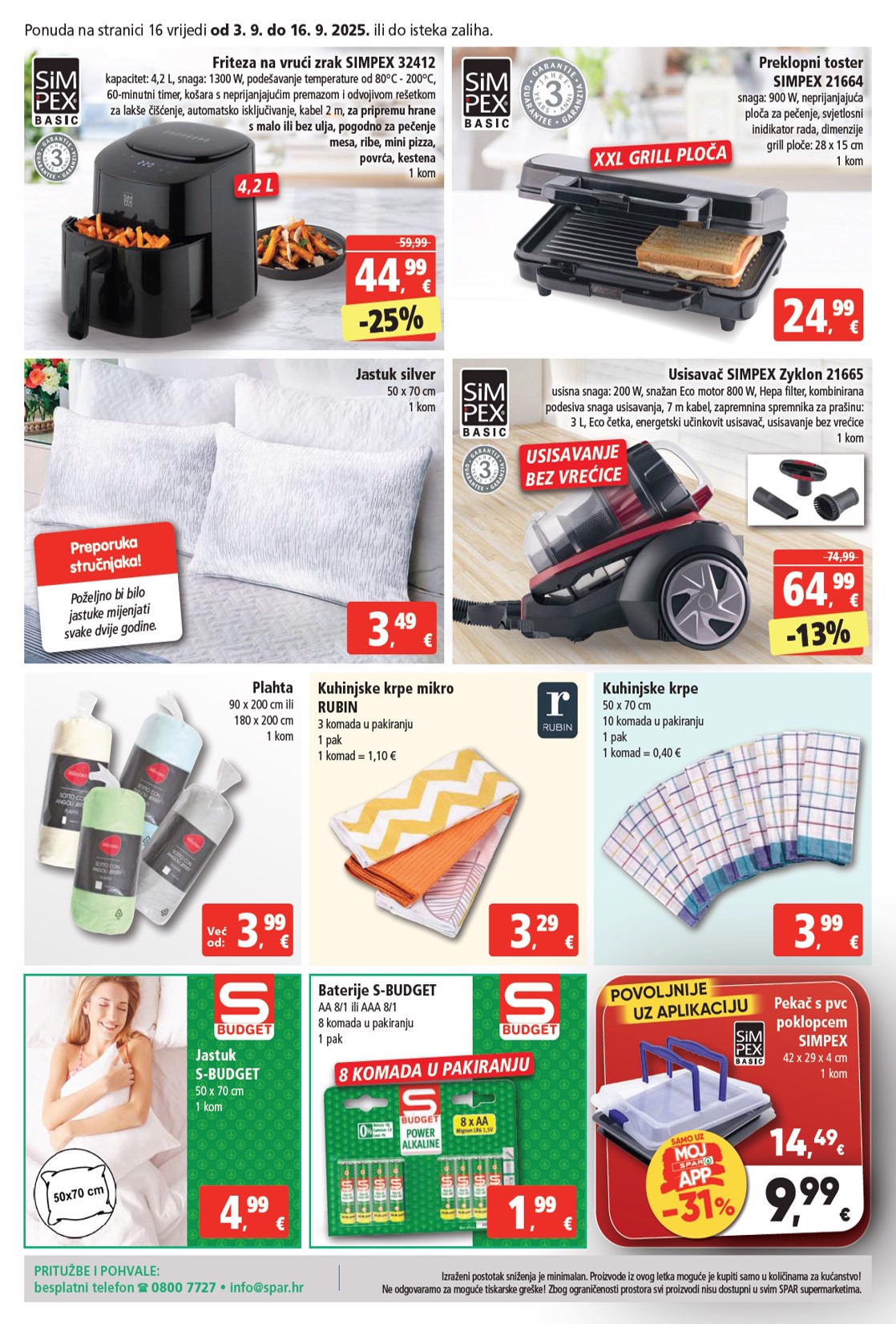 spar - Prelistajte katalog SPAR, vrijedi od 03.09. do 09.09. - page: 16