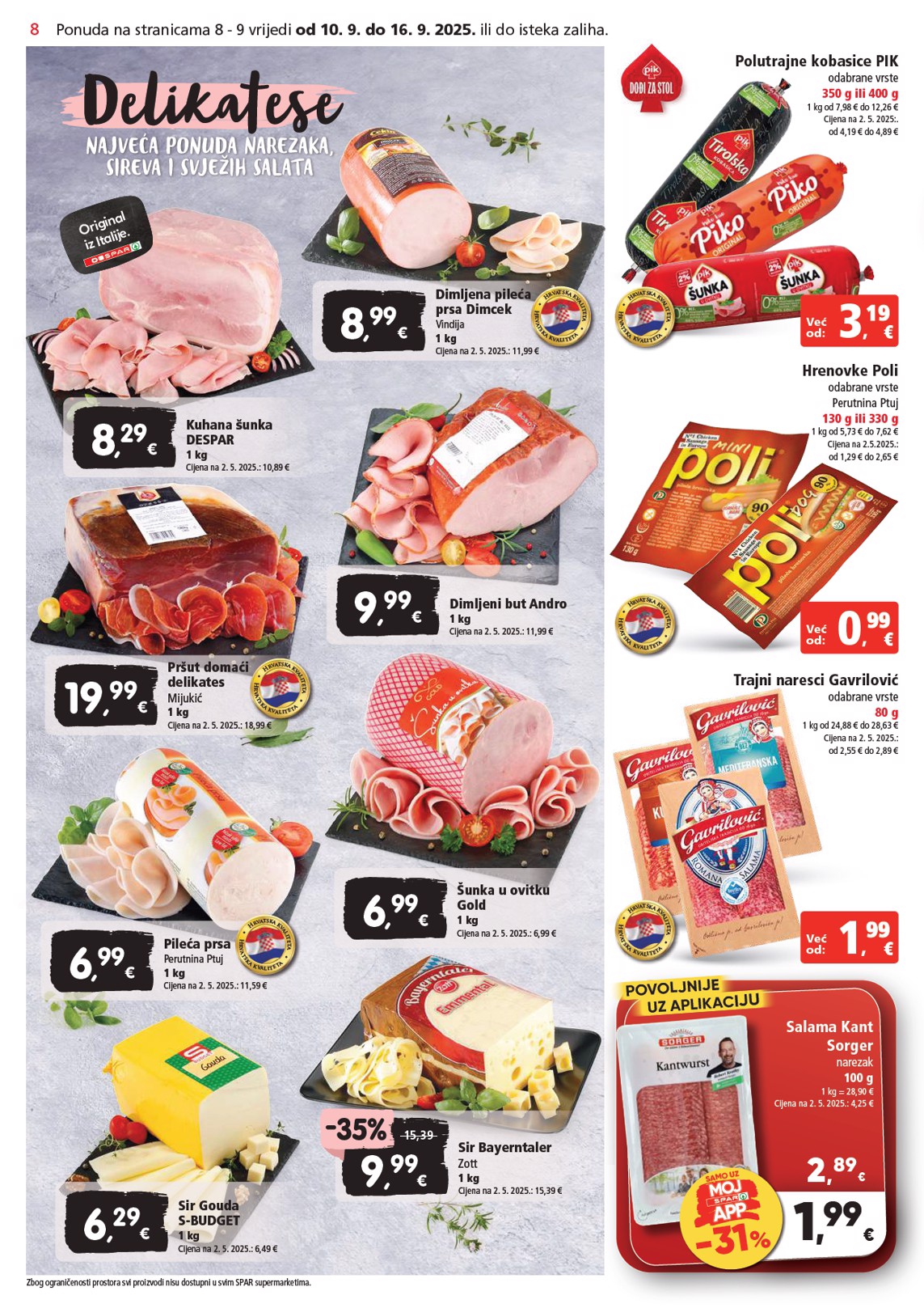spar - Prelistajte katalog SPAR, vrijedi od 10.09. do 16.09. - page: 8